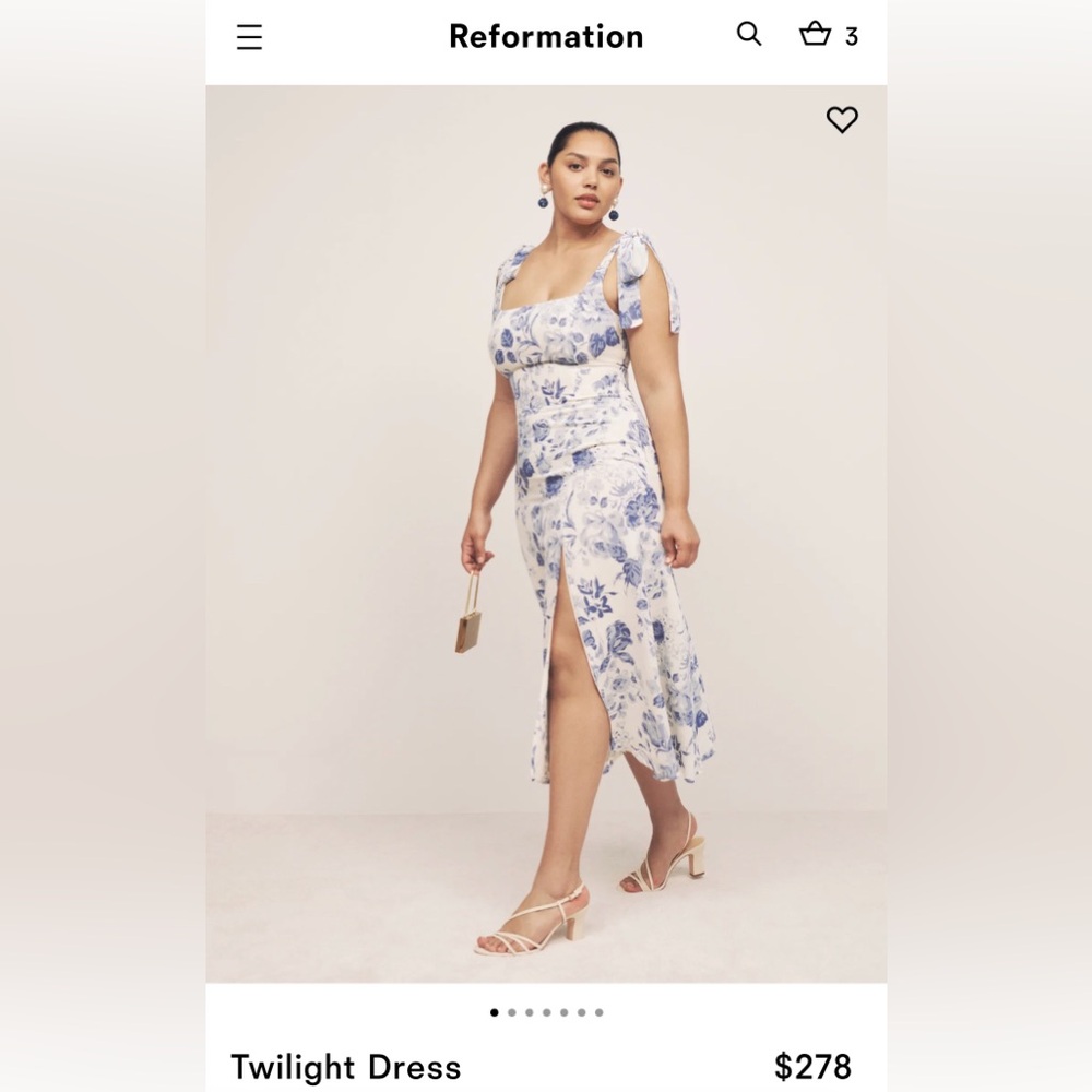 Reformation Twilight Dress Size 4 NWT